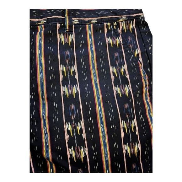 Gap City Short Navy Blue Aztec Shorts Size 8 - Picture 3 of 5